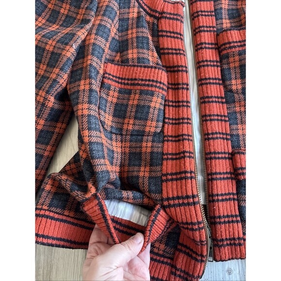 Anthropologie - Plenty By Tracy Reese Plaid  Sweater With Pockets Size 8 - Picture 12 of 12